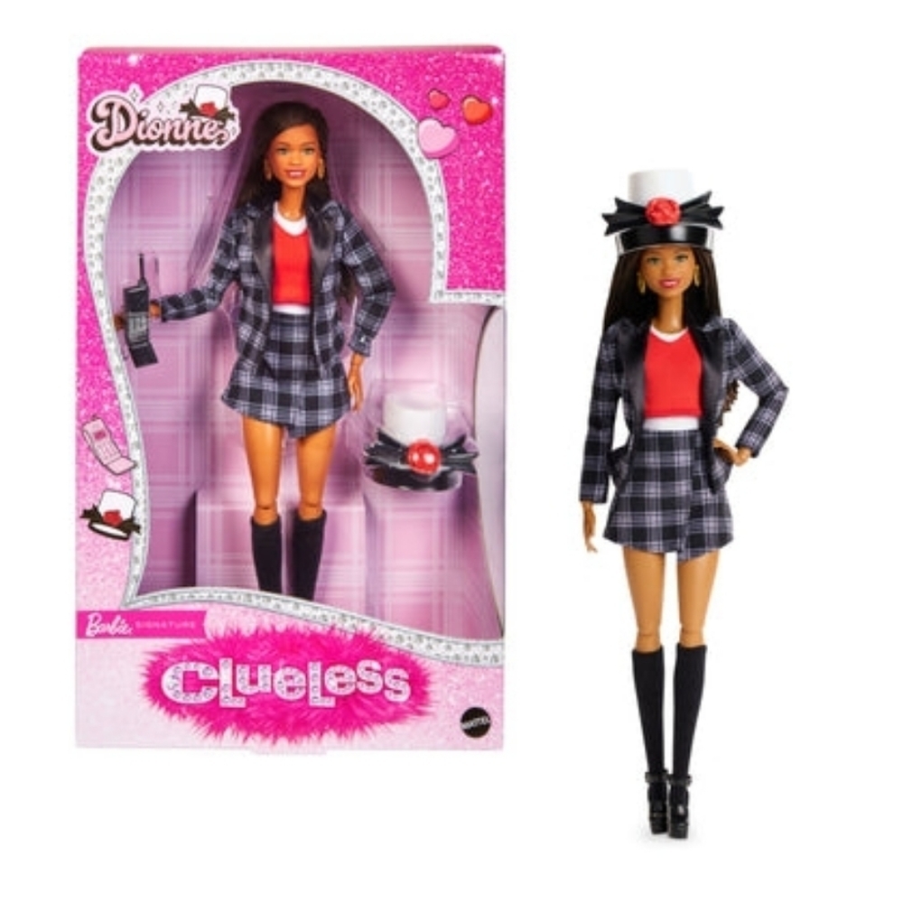 NRFB Clueless Dionne Barbie Doll Black Plaid NIB NWT - Picture 15 of 15